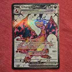 Pokemon Paldean Fates: Charizard SVP 056 Holo Promo - LP - Image 1