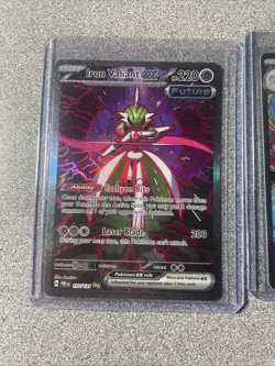 Pokemon TCG Prismatic Evolutions Palafin EX SIR- #151/131 And Iron Valiant Ex - Image 2
