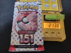 21.38g (Heavy for Lot) Scarlet & Violet 151 Pokemon Booster Pack - Sealed - #84 - Image 1