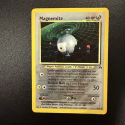 Magnemite 7/75 Neo Discovery Holo Pokemon TCG Vintage First Edition - Image 1
