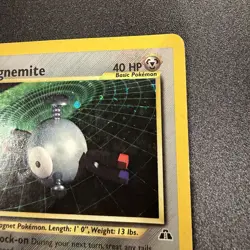 Magnemite 7/75 Neo Discovery Holo Pokemon TCG Vintage First Edition - Image 4