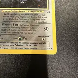 Magnemite 7/75 Neo Discovery Holo Pokemon TCG Vintage First Edition - Image 5