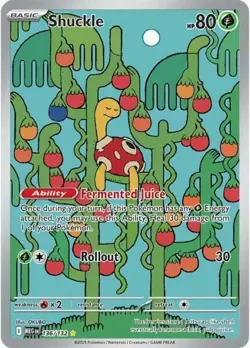 NM-Mint Shuckle - 136/132 - Illustration Rare Pokemon Mega Evolution - Base Set - Image 1