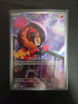 CHARCADET 22 PROMO ETB ENGLISH PHANTASMAL FLAMES POKEMON TCG NM 2 - Image 1