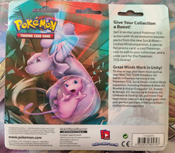 Pokemon Sun & Moon Unified Minds 3-Pack Blister New Sealed w/ Stakataka Promo - Image 2