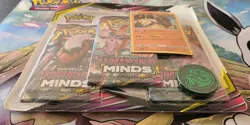Pokemon Sun & Moon Unified Minds 3-Pack Blister New Sealed w/ Stakataka Promo - Image 3
