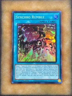 Yugioh Synchro Rumble AGOV-EN060 Super Rare 1st Ed NM - Image 1