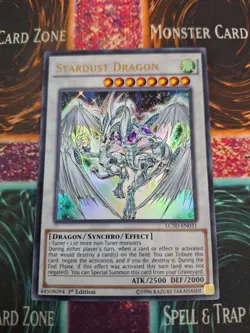 Yugioh Stardust Dragon LC5D-EN031 Ultra Rare 1st Edition Near Mint - Image 1