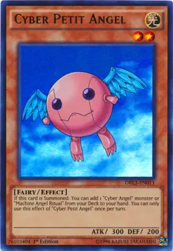 Yugioh! LP Cyber Petit Angel - DRL3-EN011 - Ultra Rare - 1st Edition Lightly Pla - Image 1