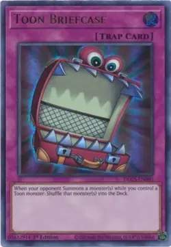 Yugioh! LP Toon Briefcase - DLCS-EN080 - Ultra Rare - 1st Edition Lightly Played - Image 1