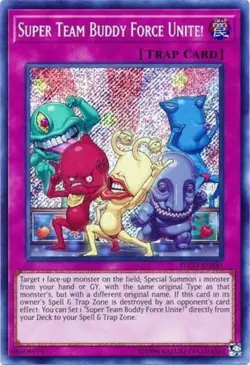 Yugioh! LP Super Team Buddy Force Unite! - FLOD-EN081 - Secret Rare - Unlimited - Image 1