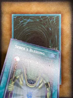 Yugioh Sebek's Blessing PCJ-EN002 Parallel Secret Rare MP - Image 2