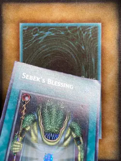 Yugioh Sebek's Blessing PCJ-EN002 Parallel Secret Rare MP - Image 3
