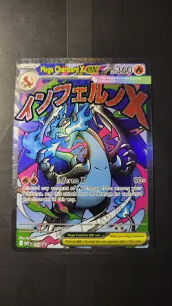 Mega Charizard X ex 023 Promo Card Mega Evolution Phantasmal Flames NM/M - Image 1