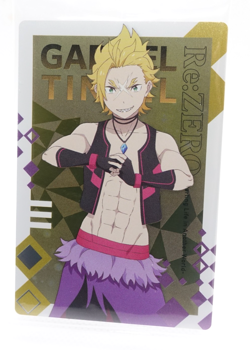 Garfiel Tinsel Re:Zero Metallic Wafer Anime Collectible Trading Card - Image 1