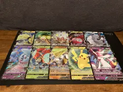 Pokemon - Lot of 10 Assorted JUMBO V Cards - JUMBO - Image 1