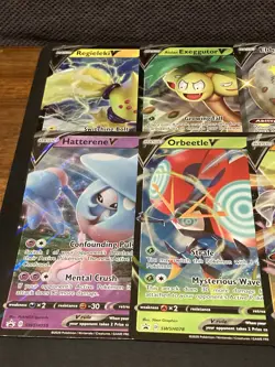 Pokemon - Lot of 10 Assorted JUMBO V Cards - JUMBO - Image 2