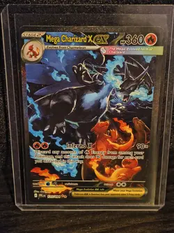 Mega Charizard x Ex 125/094 SR Full Art Pokemon Card English Mint Condition - Image 1