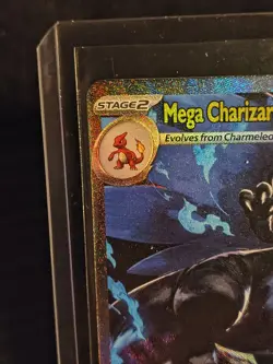 Mega Charizard x Ex 125/094 SR Full Art Pokemon Card English Mint Condition - Image 2