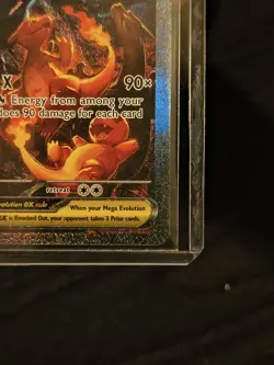 Mega Charizard x Ex 125/094 SR Full Art Pokemon Card English Mint Condition - Image 5