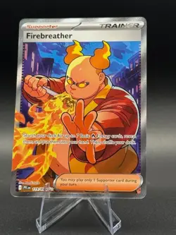 Firebreather 119/094 Phantasmal Flames Full Art NM Pokemon Trading Card - Image 1