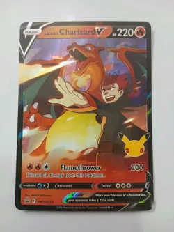Pokemon Card Lance's Charizard V SWSH133 Celebrations HOLO RARE - NM - Image 1