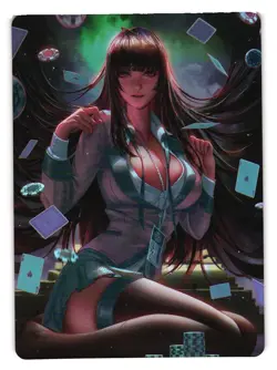 Yumeko Jabami Goddess Story ACG Anime Waifu Custom Card - Image 1