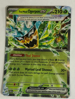 Pokemon Card Twilight Masquerade Teal Mask Ogerpon EX 025/167 NM - Image 1