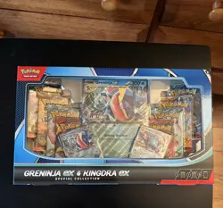 Pokemon Trading Card Game Greninja and Kingdra Ex Special Collection Box Sealed - Image 1
