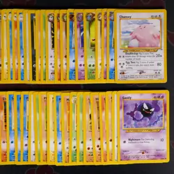 NM/HP (Unlimited) COMPLETE Pokemon NEO DESTINY Set 70-Card UNCOMMON/COMMON 105 - Image 4