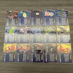 Pokemon 2001 Topps Card TV Animation Edition Lot Of 15 Espeon Unown Entei - Image 2