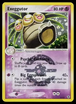 Pokemon Card - Exeggutor SWIRL FireRed & LeafGreen 5/112 Reverse Holo - Image 1