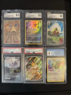 Pokemon Graded Cards Lot Of 6 - Image 1