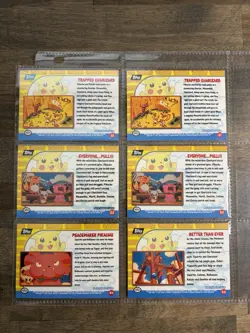 Pokemon Topps 1999 PIKACHU'S VACATION Movie - Lot of 6 Cards - 3 Holos - Image 3