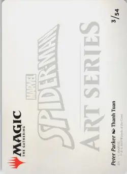 Peter Parker Art Card (/54) S Art Series: Marvel's Spider-Man 3 NM Normal MTG - Image 2