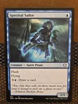 MTG, Spectral Sailor, U, Innistrad: Crimson Vow Commander, VOC, 114 - Image 1