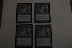 4 MENTAL DISCIPLINE ~mtg EX-NM Urza's Destiny Com x4 Magic the Gathering Blue - Image 1