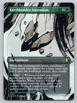 Earthbender Ascension FOIL Borderless - MTG Avatar: The Last Airbender TLA - Image 1