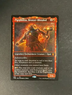 Purphoros, Bronze-Blooded - Showcase - Theros Beyond Death - Magic - MTG - Image 1