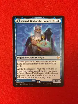 Alrund, God of the Cosmos / Hakka, Whispering Raven - Kaldheim - Magic - MTG - Image 1