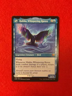 Alrund, God of the Cosmos / Hakka, Whispering Raven - Kaldheim - Magic - MTG - Image 2