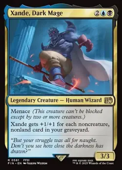 Xande, Dark Mage Final Fantasy Rare MTG - Image 1