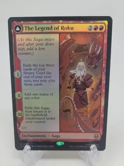 The Legend of Roku FOIL - MTG Avatar: The Last Airbender TLA - Image 1