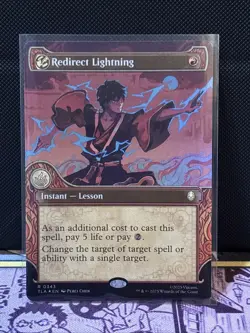 Redirect Lightning (Showcase) Avatar: The Last Airbender Foil - Image 1