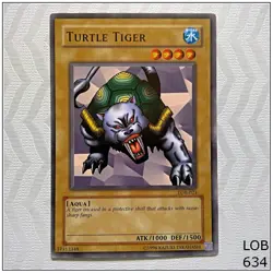 Turtle Tiger - LOB-023 - Common Unlimited Yugioh - Image 1