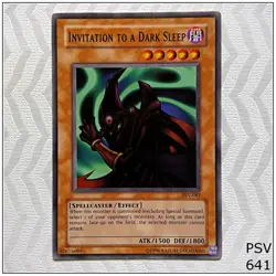 Invitation to a Dark Sleep - PSV-082 - Common Unlimited Yugioh - Image 1