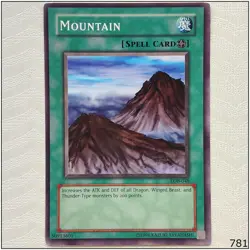 Mountain - LOB-048 - Common Unlimited Yugioh - Image 1