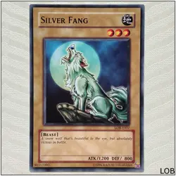 Silver Fang - LOB-E007 - Common Unlimited Yugioh - Image 1