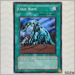 Cold Wave - SDZW-EN019 - Common 1st Edition Yugioh - Image 1