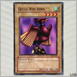 Skull Red Bird - LOB-E085 - Common Unlimited Yugioh - Image 1